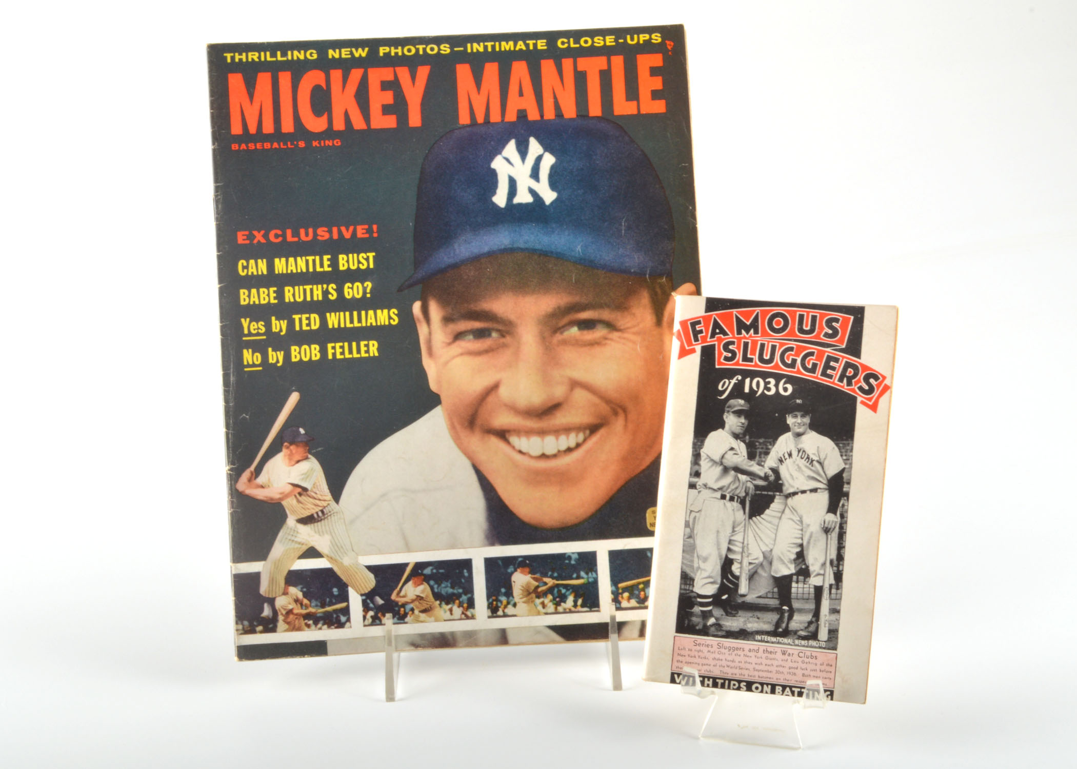 1936 And 1957 New York Yankees Vintage Publications, Lou Gehrig ...