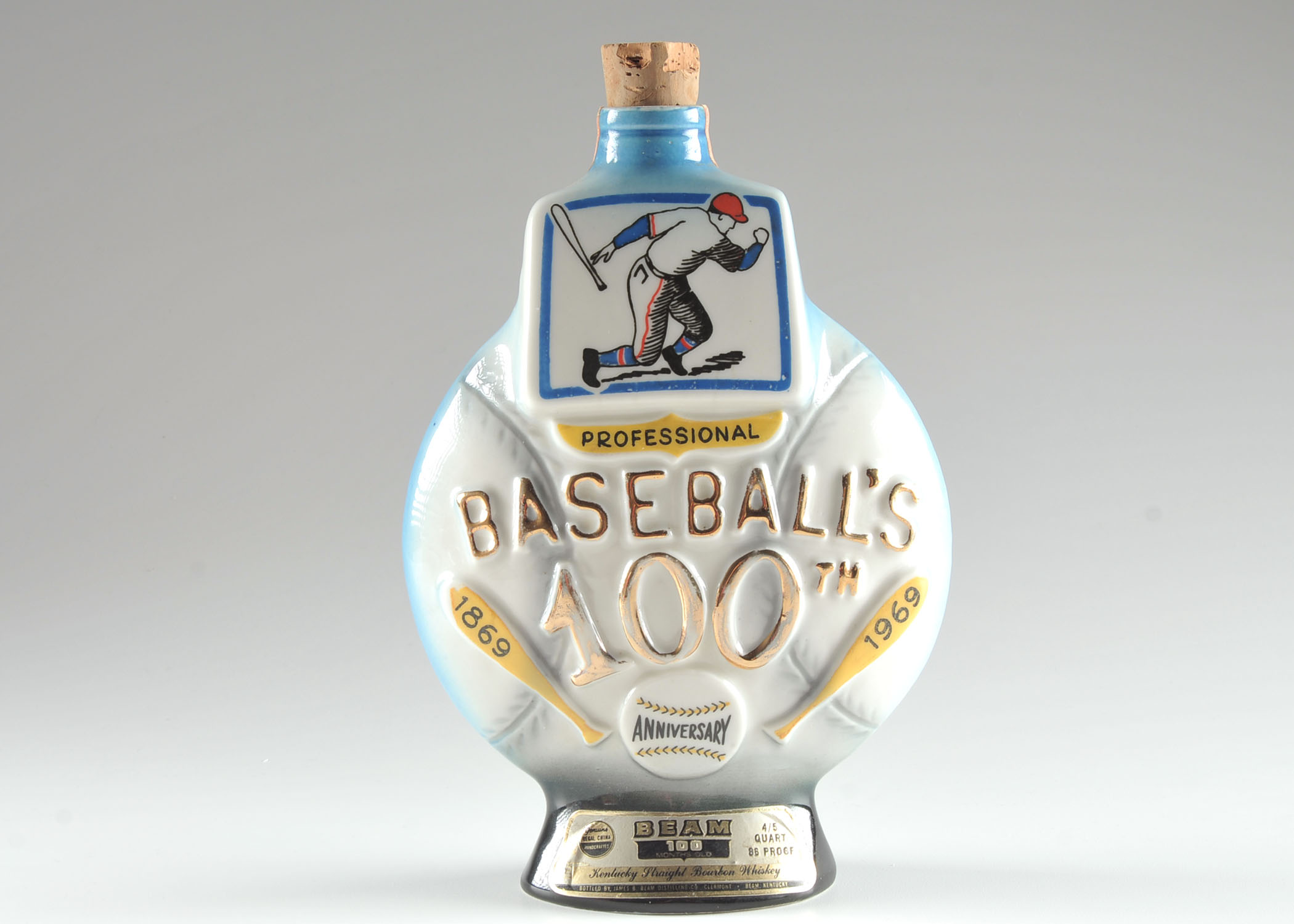 Neat 1969 Jim Beam Baseball Ceramic Whiskey Decanter 18691969 EBTH