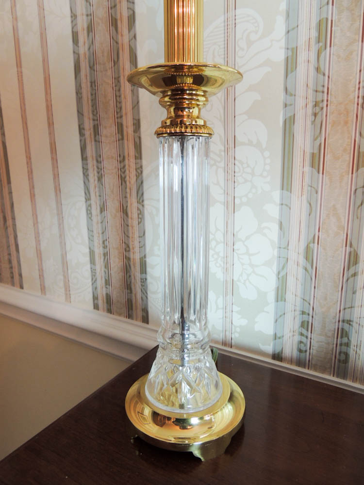 Pair of Waterford Crystal Buffet Lamps EBTH