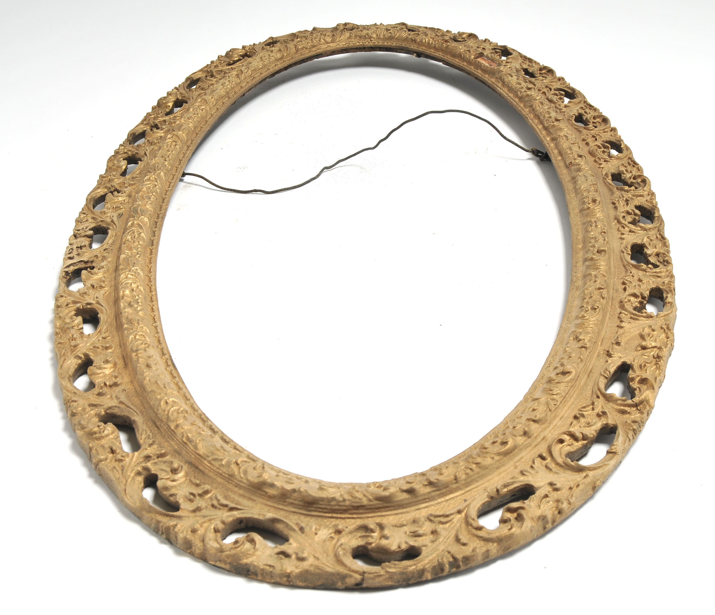 Large Antique Oval Frame EBTH