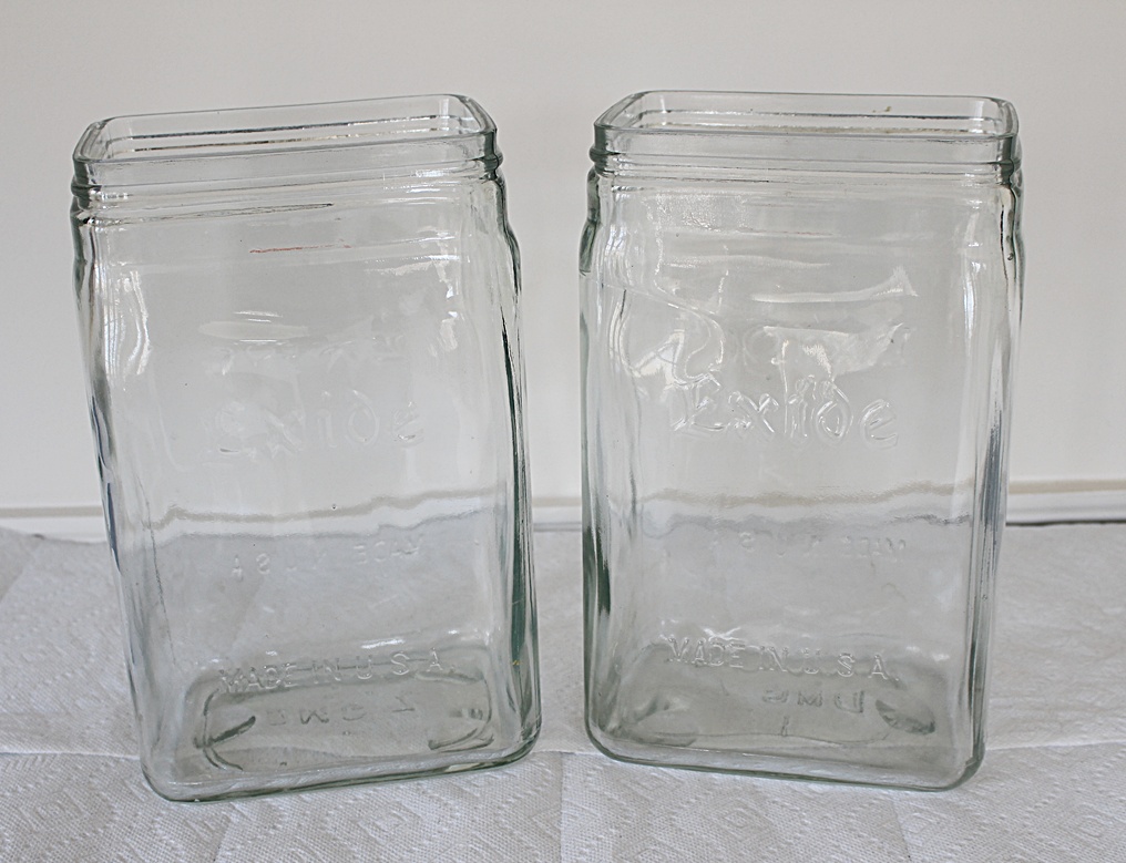 Vintage Exide Battery Glass Jars EBTH