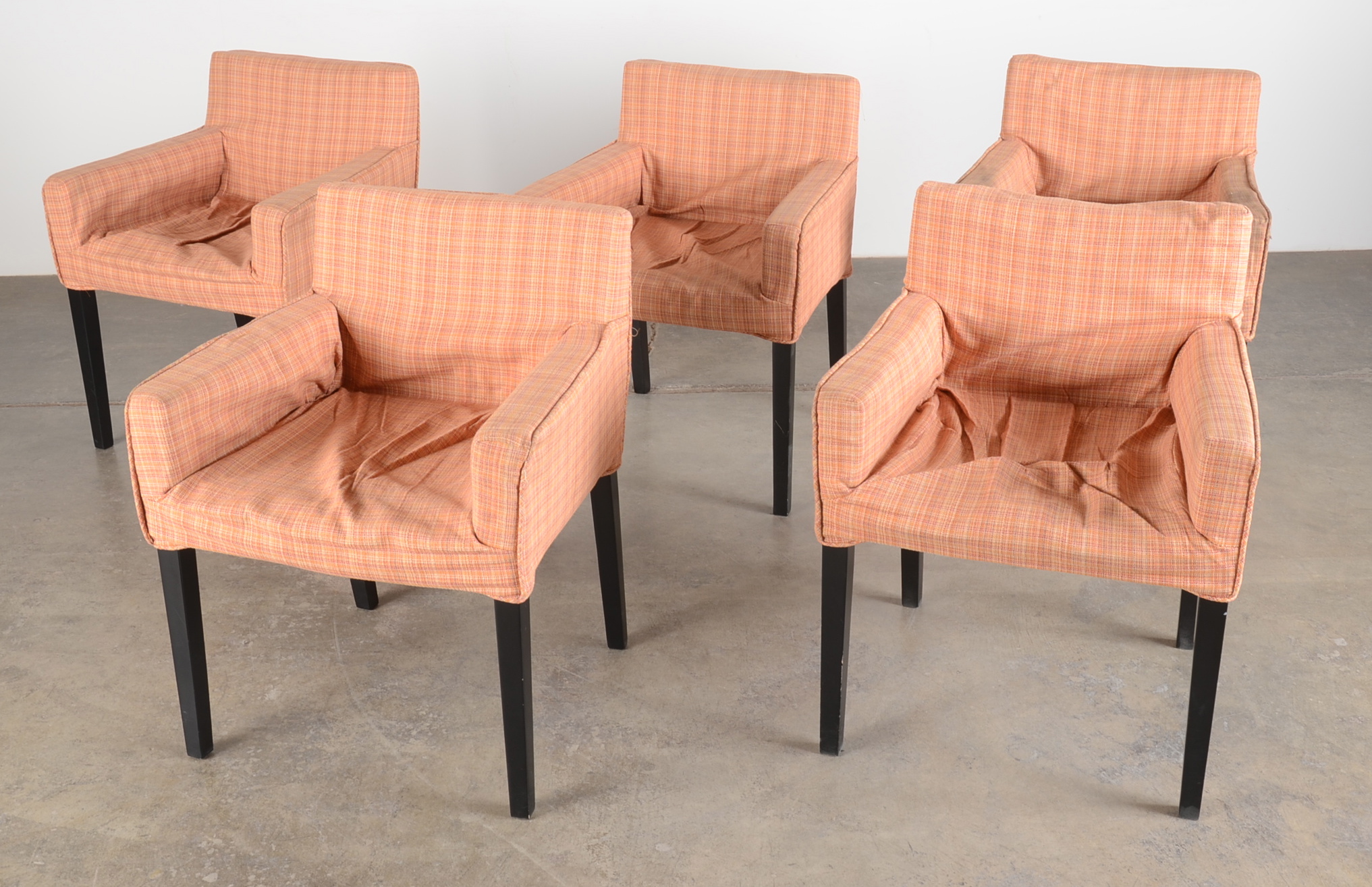 Set of Six Ikea Nils Chairs EBTH