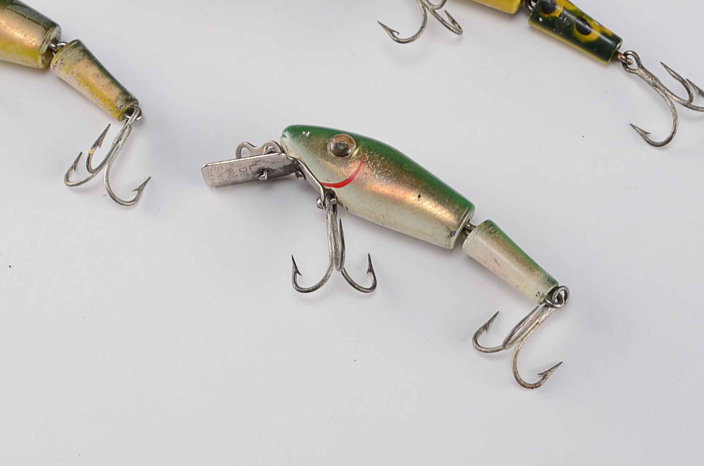 Six Vintage Fishing Lures EBTH