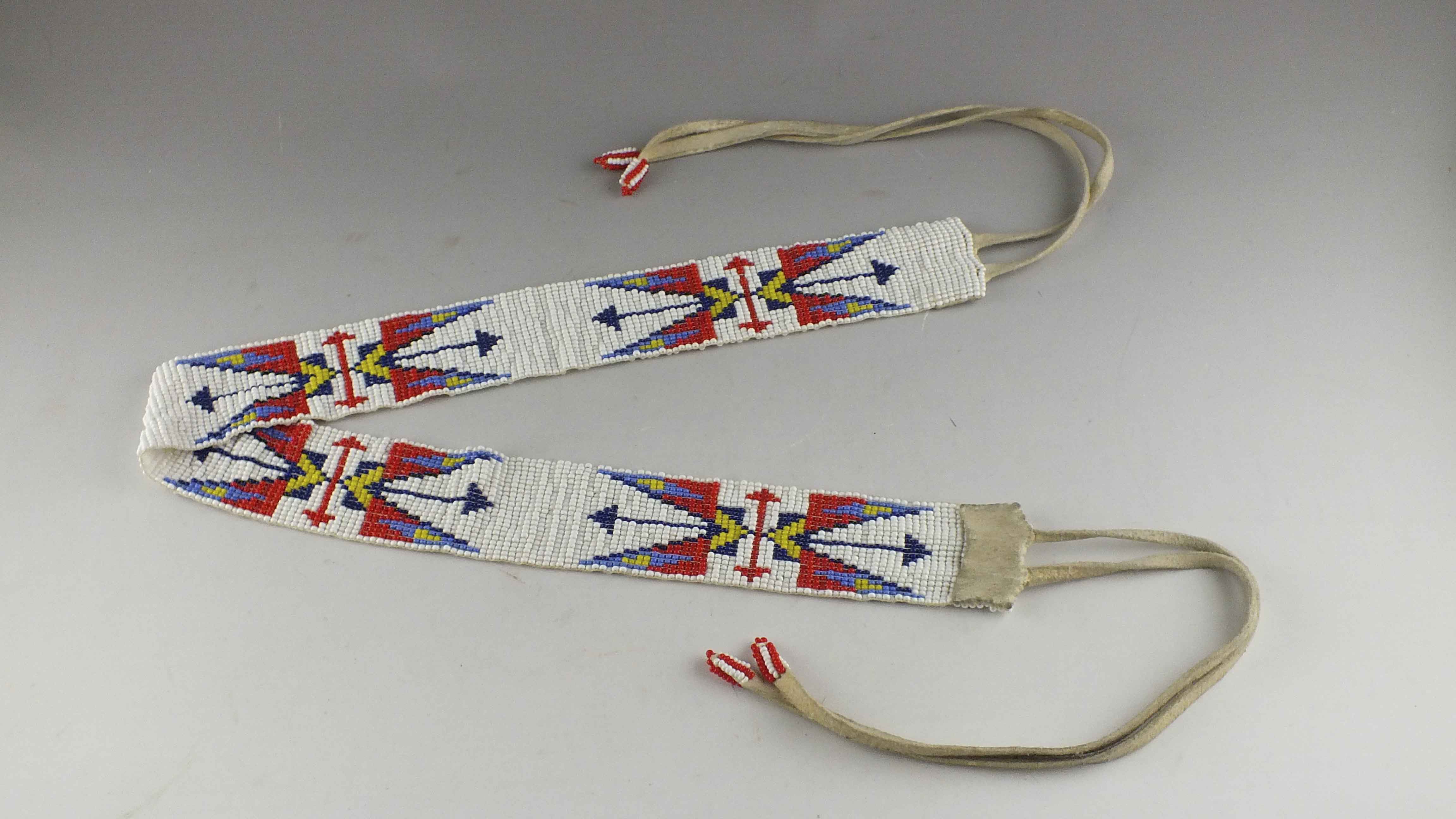 Native American Beaded Belt EBTH