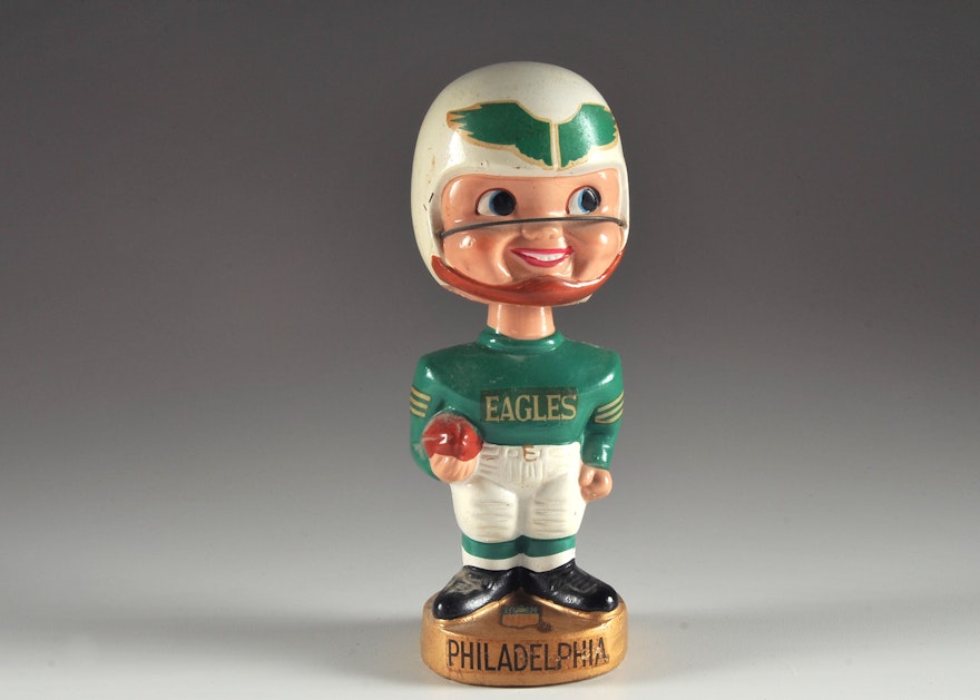 Philadelphia Eagles Retro Boy NFL Bobbing Head Doll
