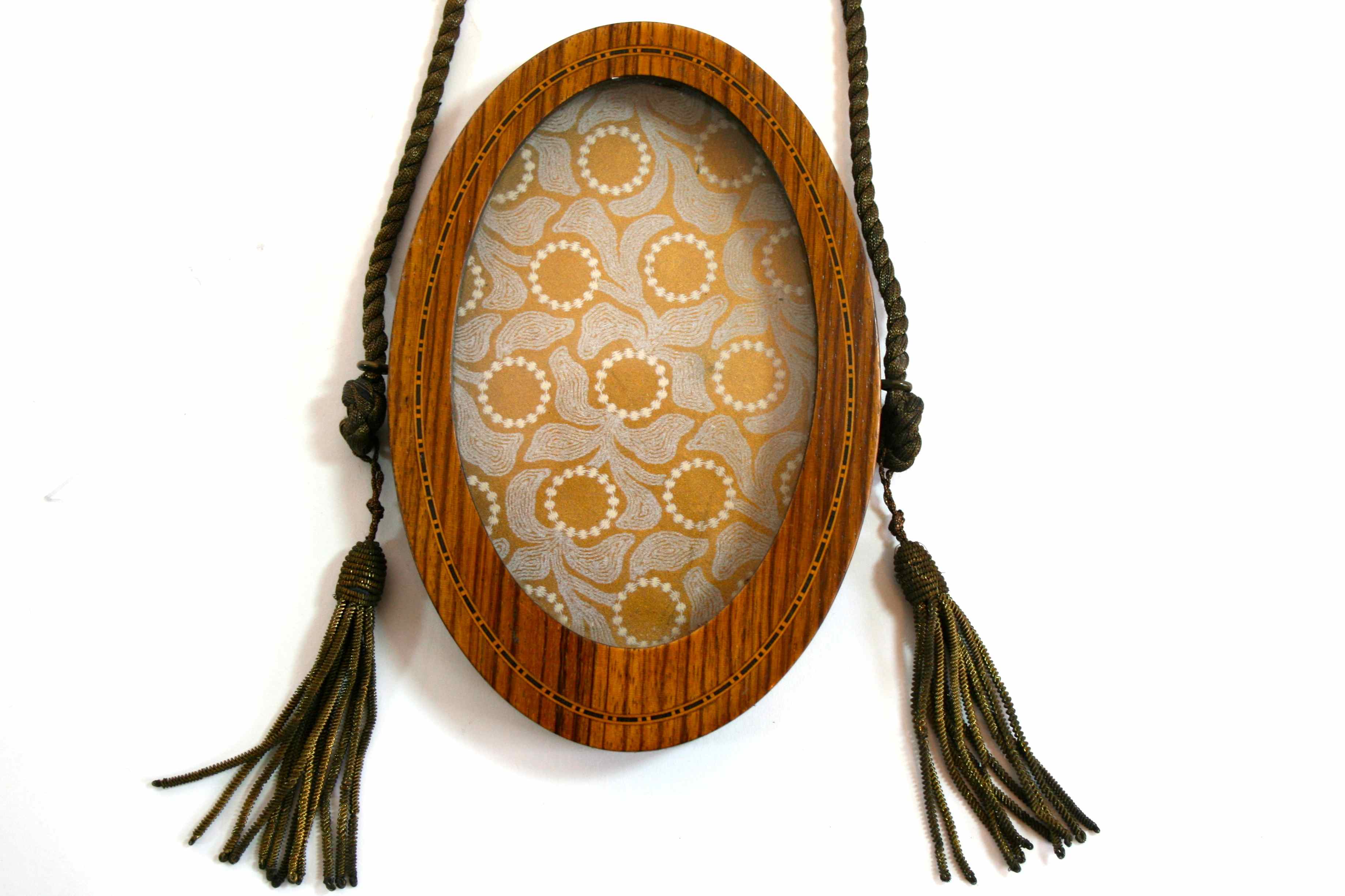 Antique Hanging Oval Shadow Box | EBTH