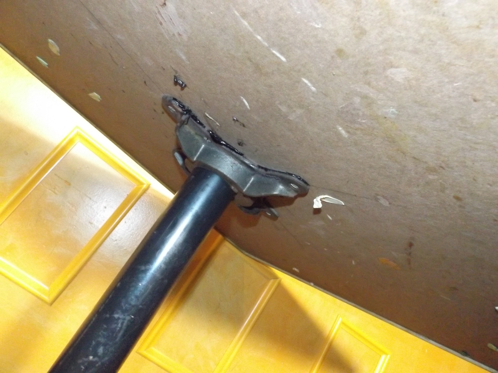 Black and White Tile Top Table EBTH