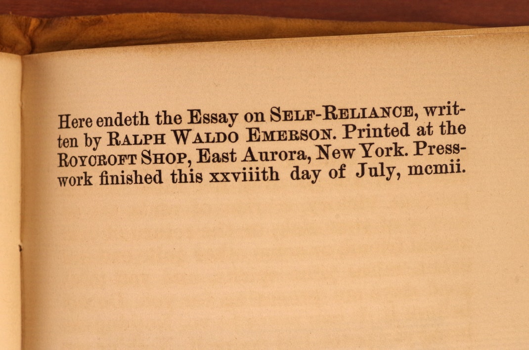Self Reliance Ralph Waldo Emerson Rhetorical Analysis Essays Rpyyxe Kaakalak Info