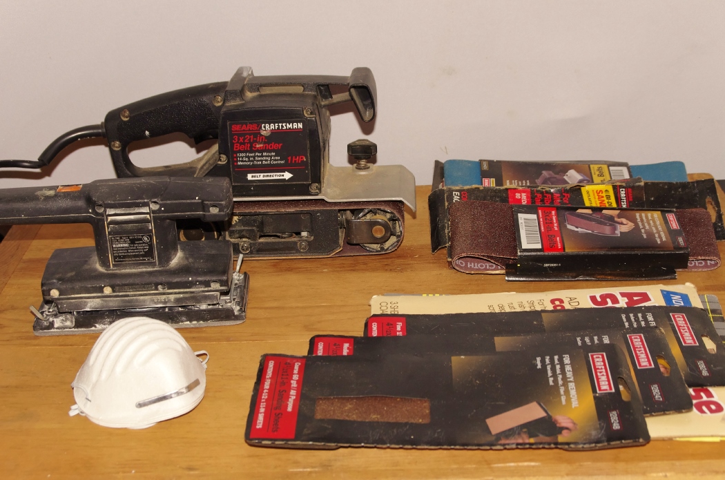 Sears Craftsman One HP Belt Sander with Black and Decker Finishing