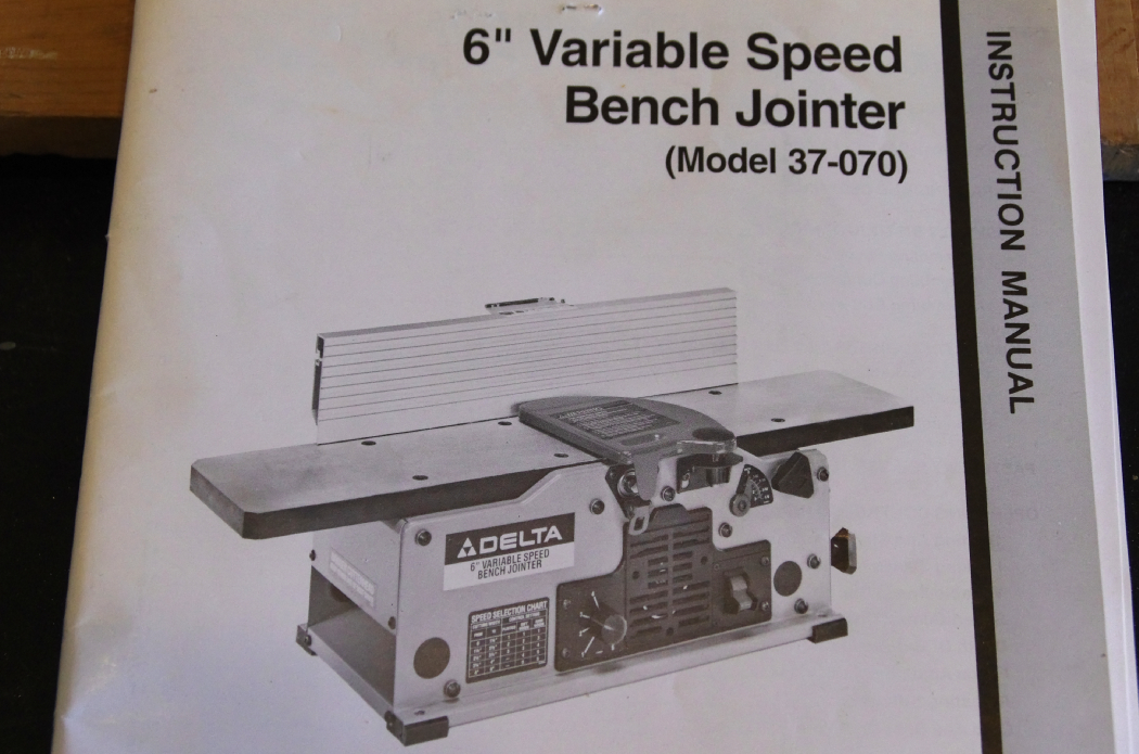 Delta 6" Variable Speed Bench Jointer EBTH