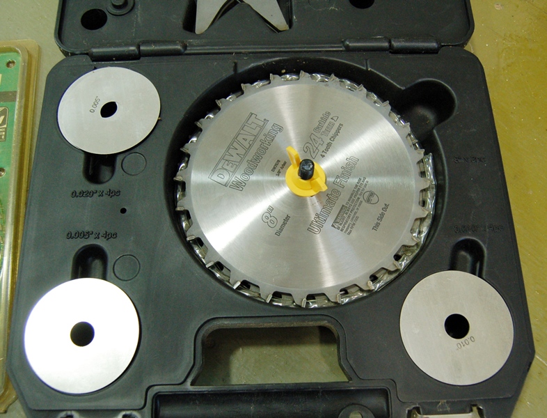DeWalt Dado Set and 10" Hitachi Mitter/Table Saw Blade EBTH