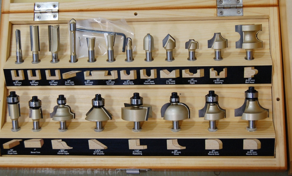 Worksmith and Rockler Router Bit Sets EBTH