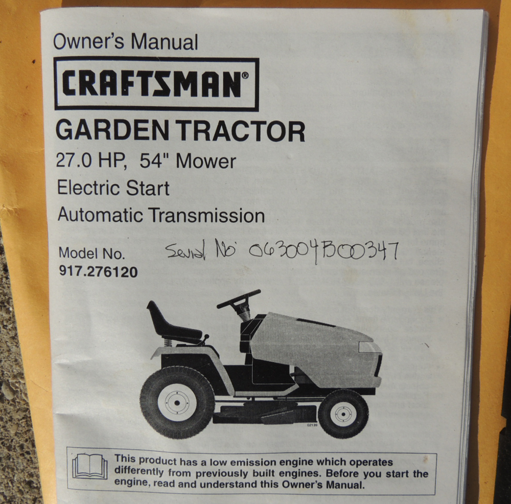 Craftsman Garden Tractor DGT6000 Series | EBTH