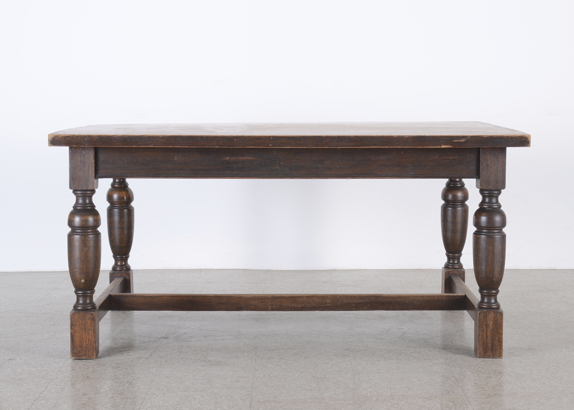 Rustic Oak Kitchen Table EBTH