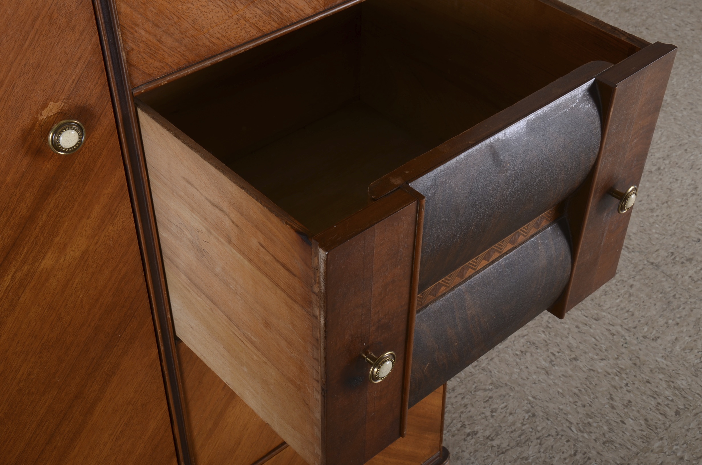 Exquisite Art Deco Waterfall Wardrobe EBTH