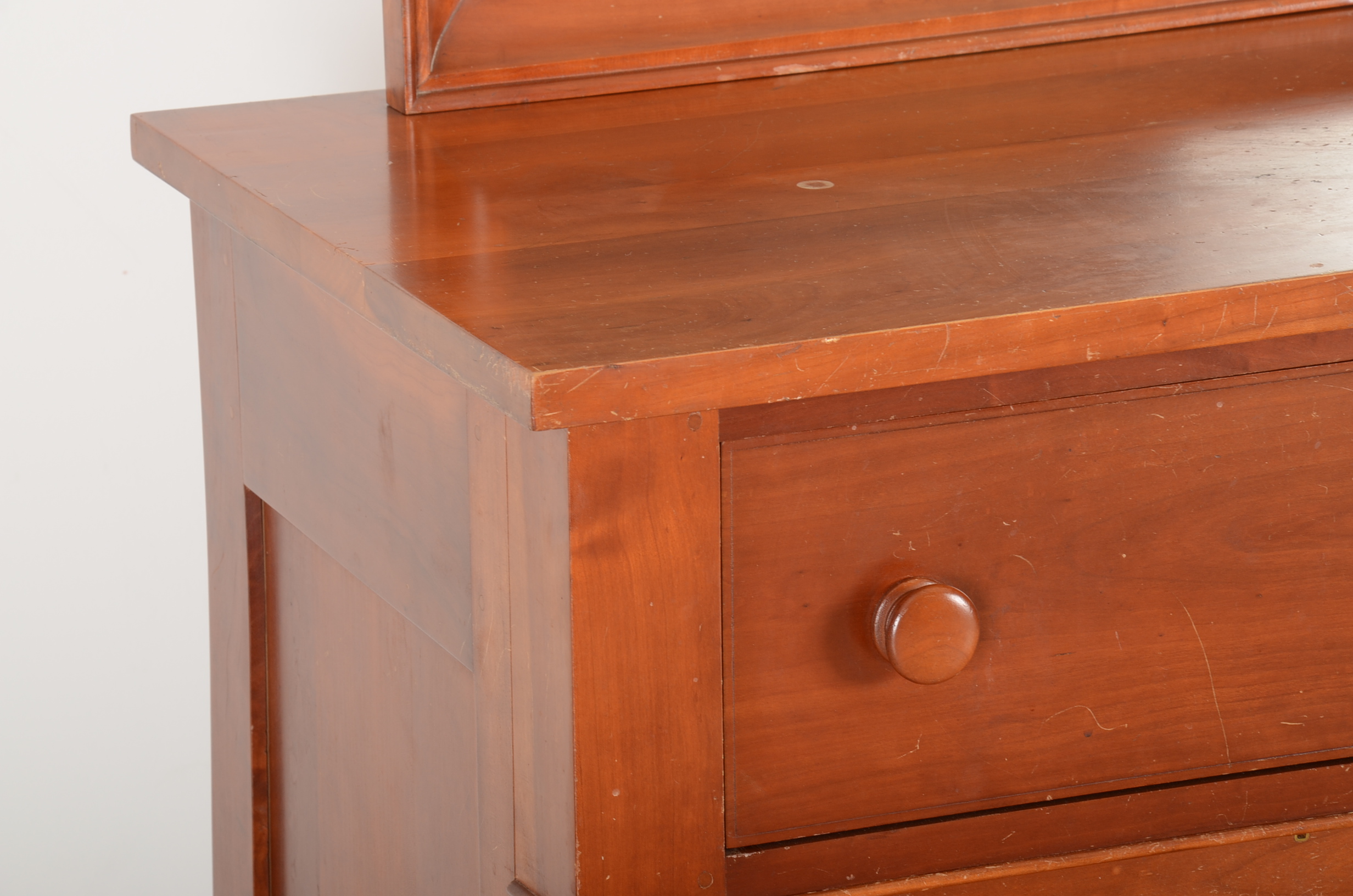 Solid Cherry Handmade Dresser and Mirror by Campbellsville Furniture Company EBTH