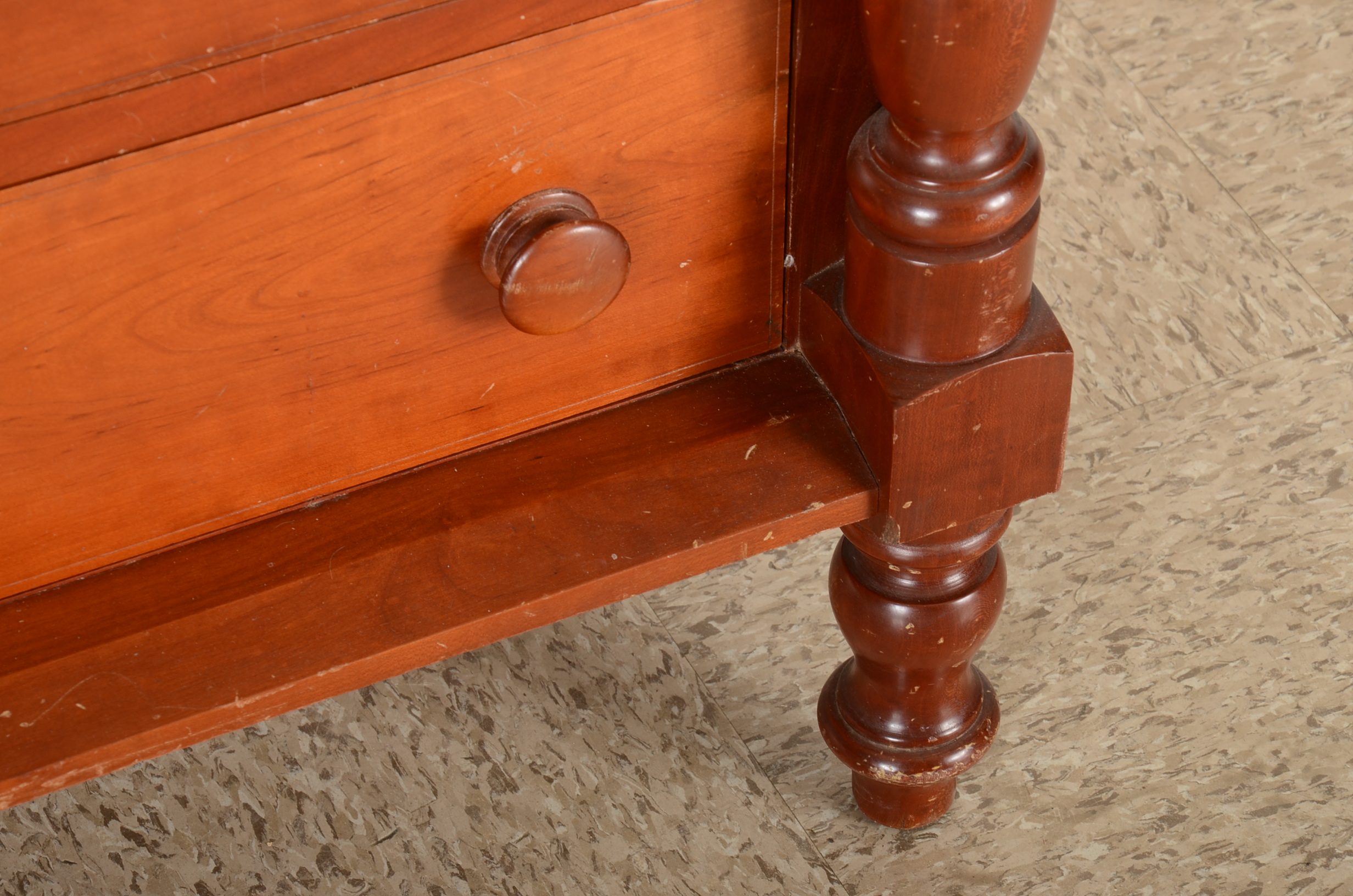 Solid Cherry Handmade Dresser and Mirror by Campbellsville Furniture Company EBTH