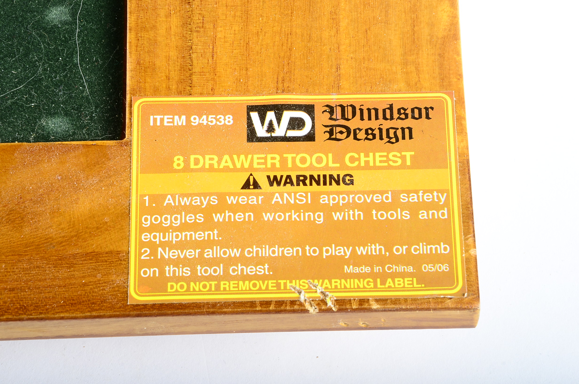 Windsor Design EightDrawer Wooden Tool Chest EBTH