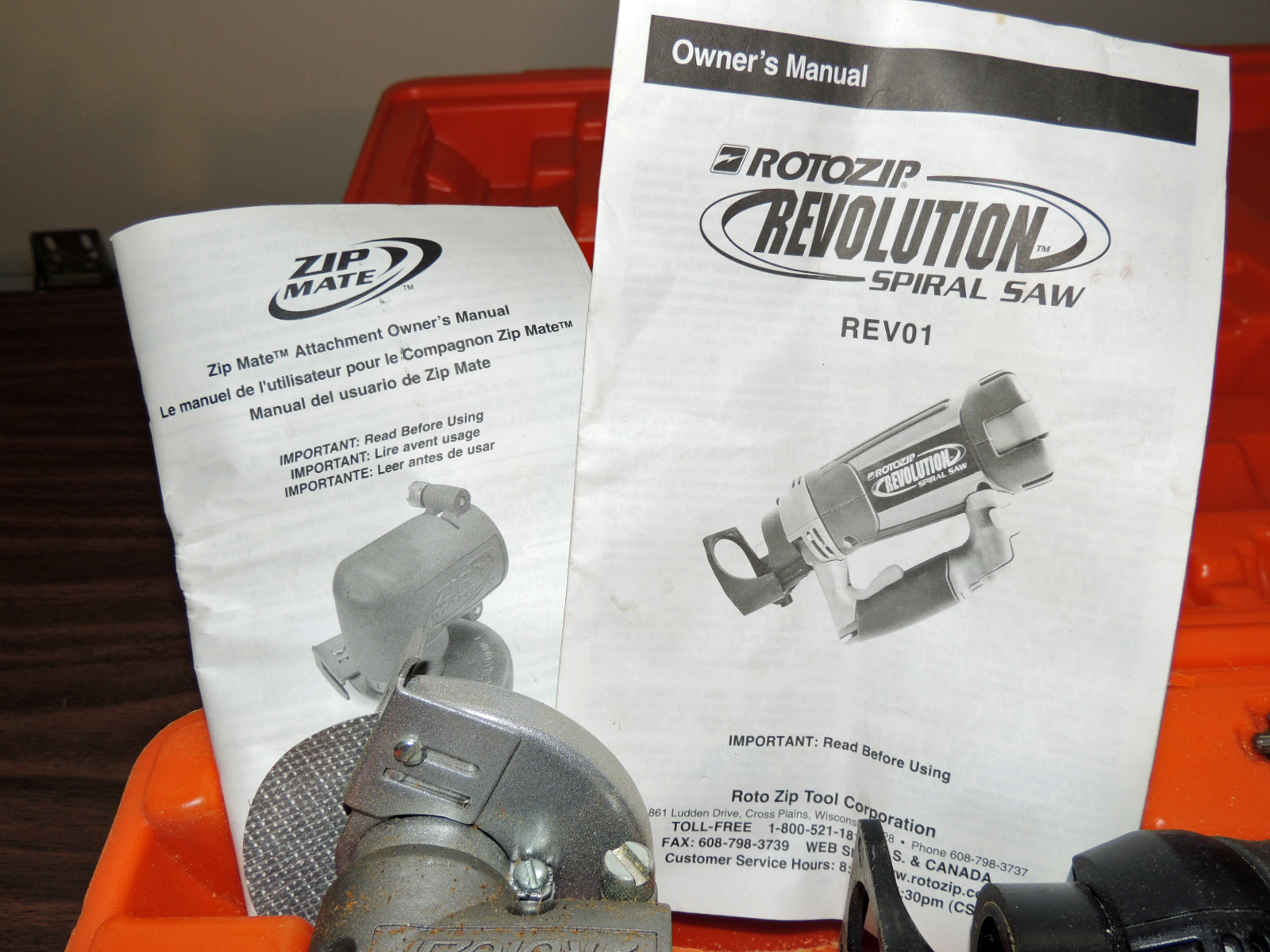 Rotozip Revolution Spiral Saw with Zipmate Attachment EBTH