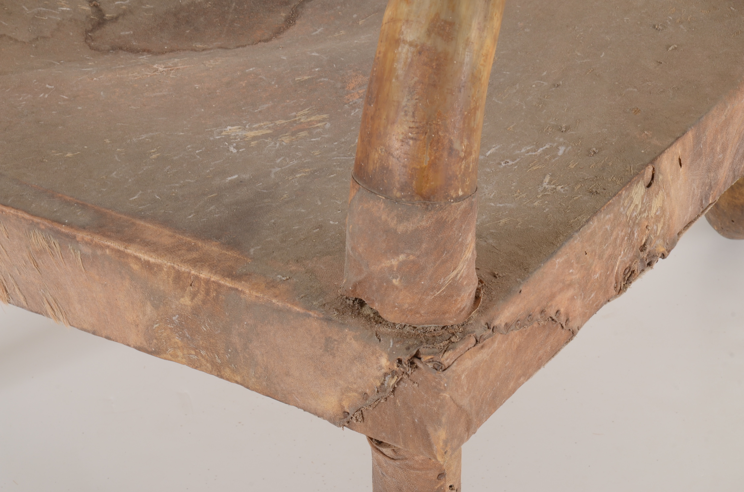 Early Mid Century Steer Horn and Hide Chairs EBTH