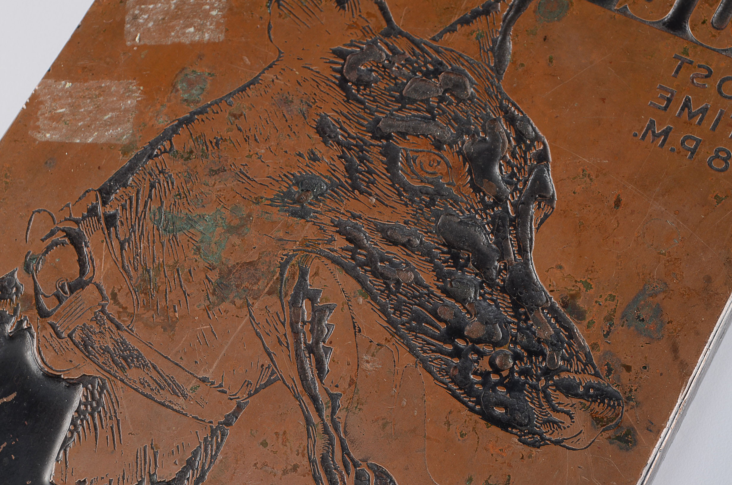 Vintage Printer's Block of the Jacksonville Kennel Club Dog Racing EBTH