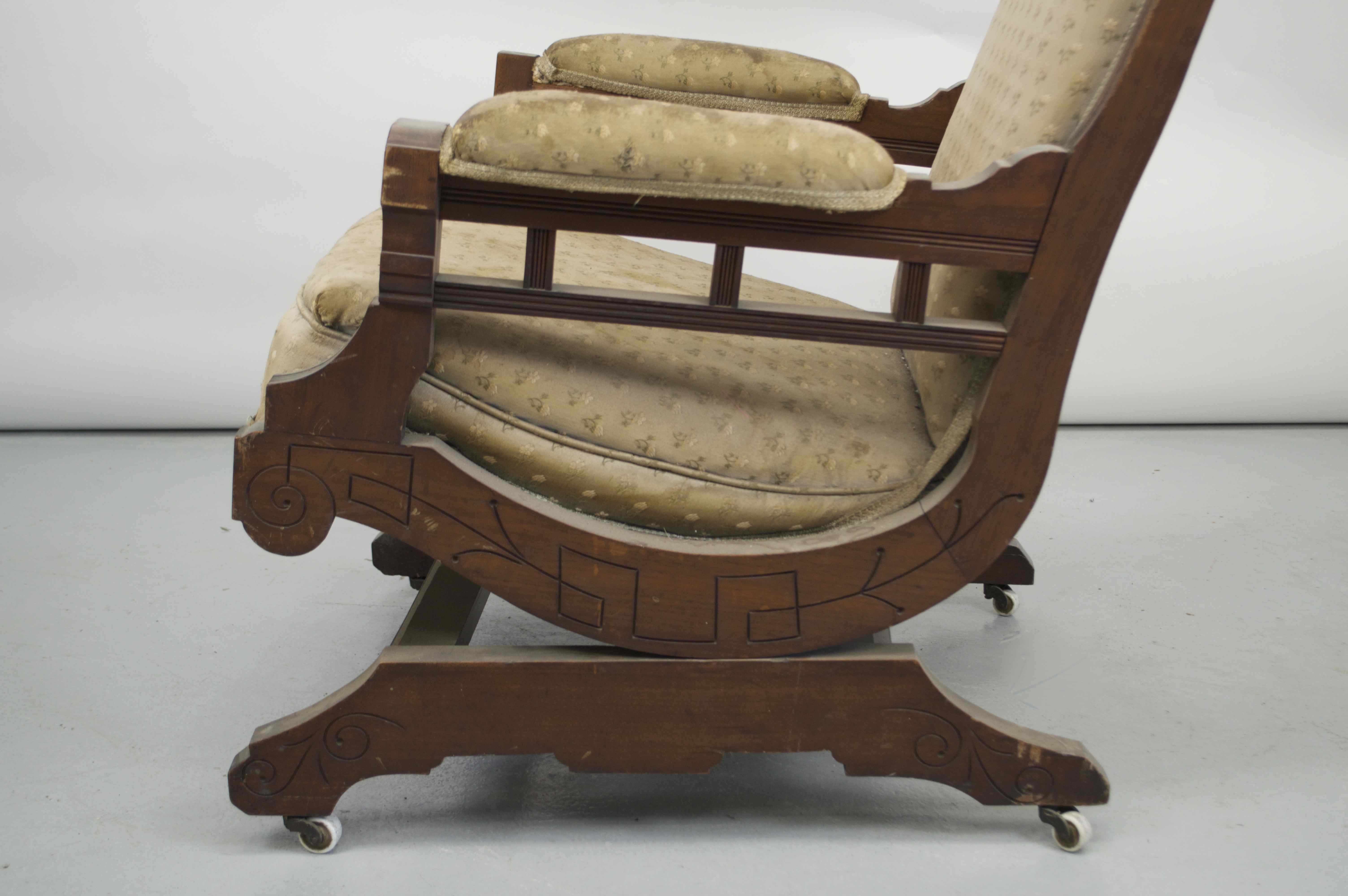 Antique EastlakePeriod Platform Rocking Chair EBTH