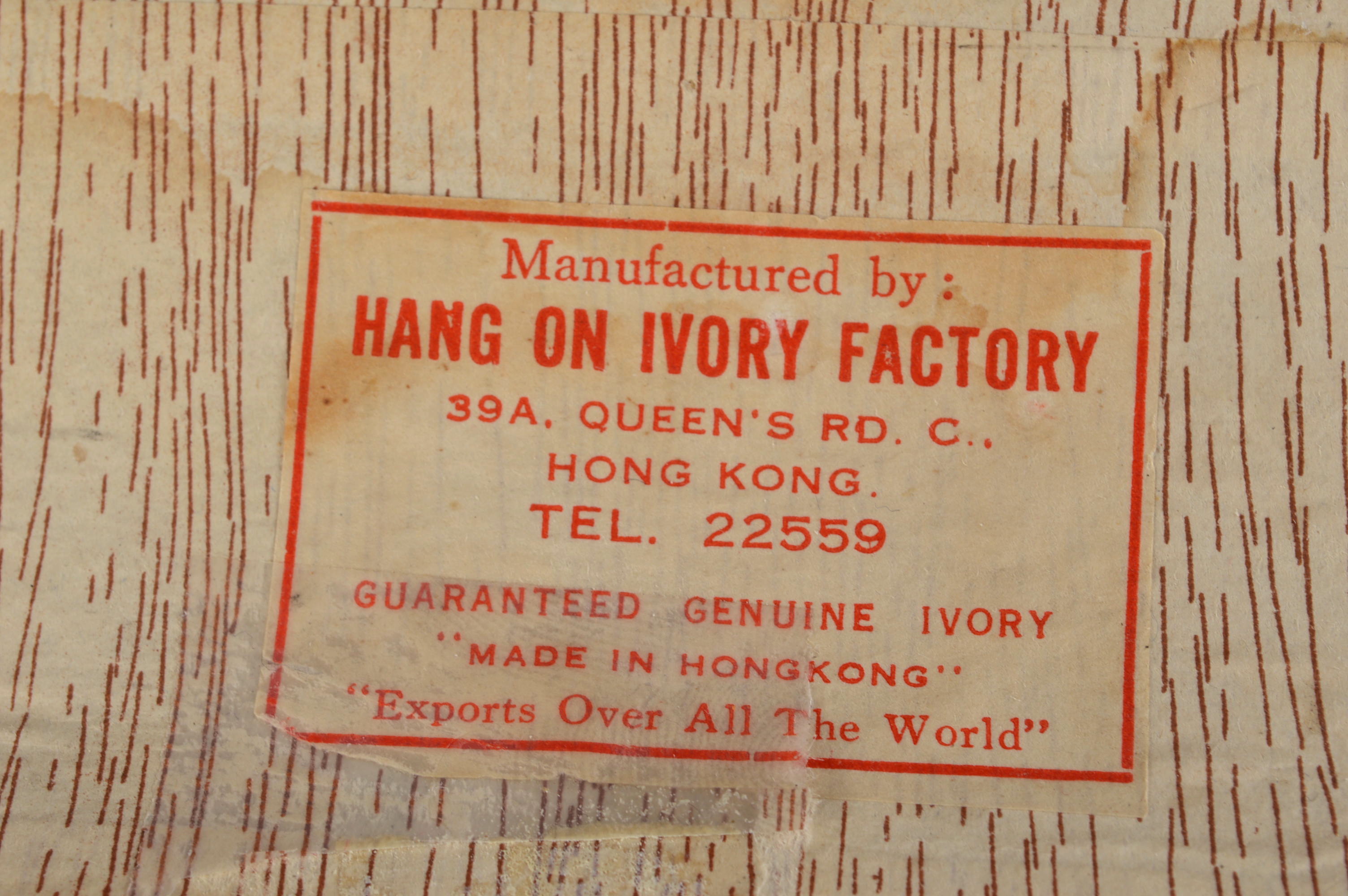 Ivory Cribbage Board from Hong Kong | EBTH