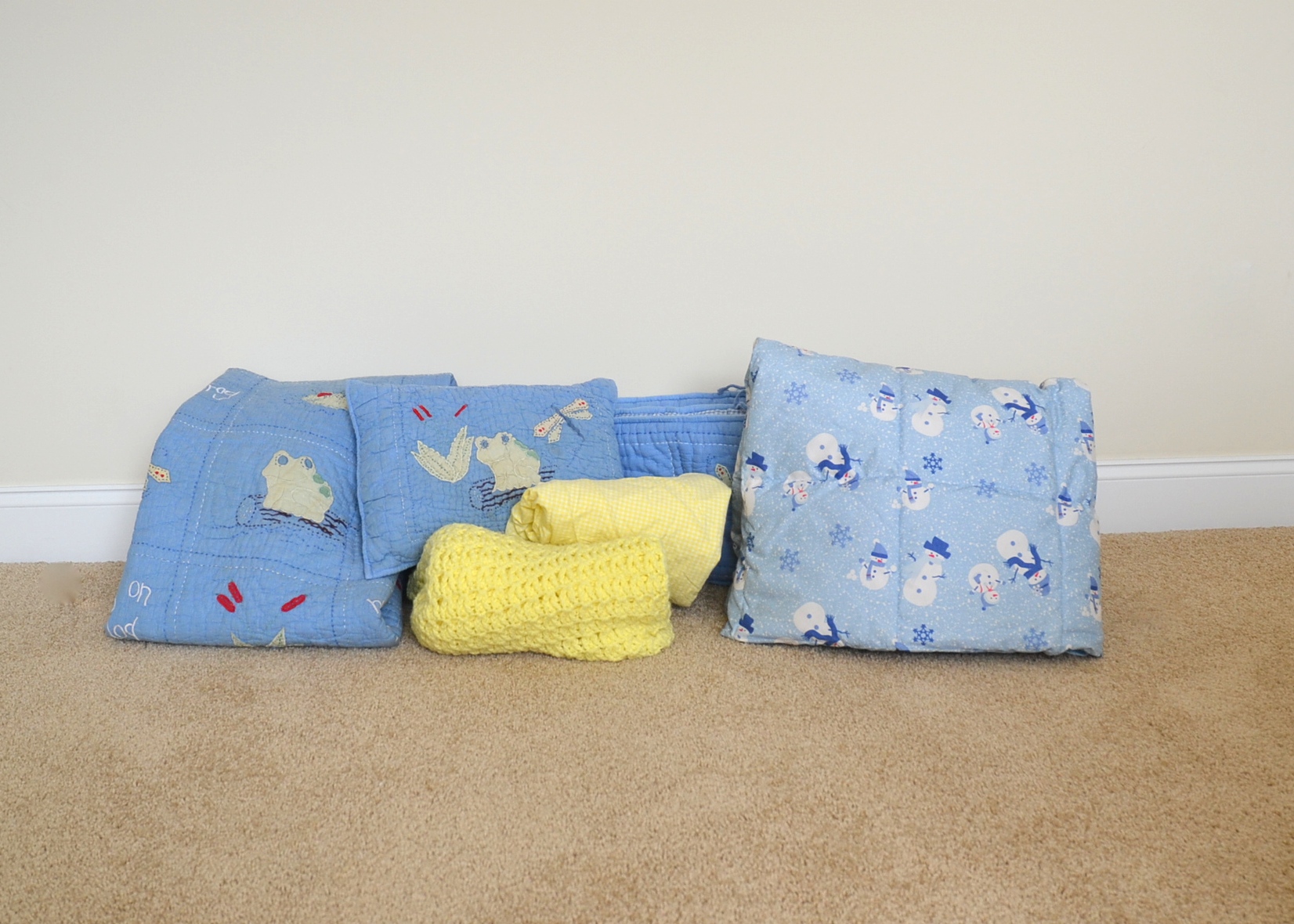 Pottery Barn Kids Crib Bedding Lot Ebth