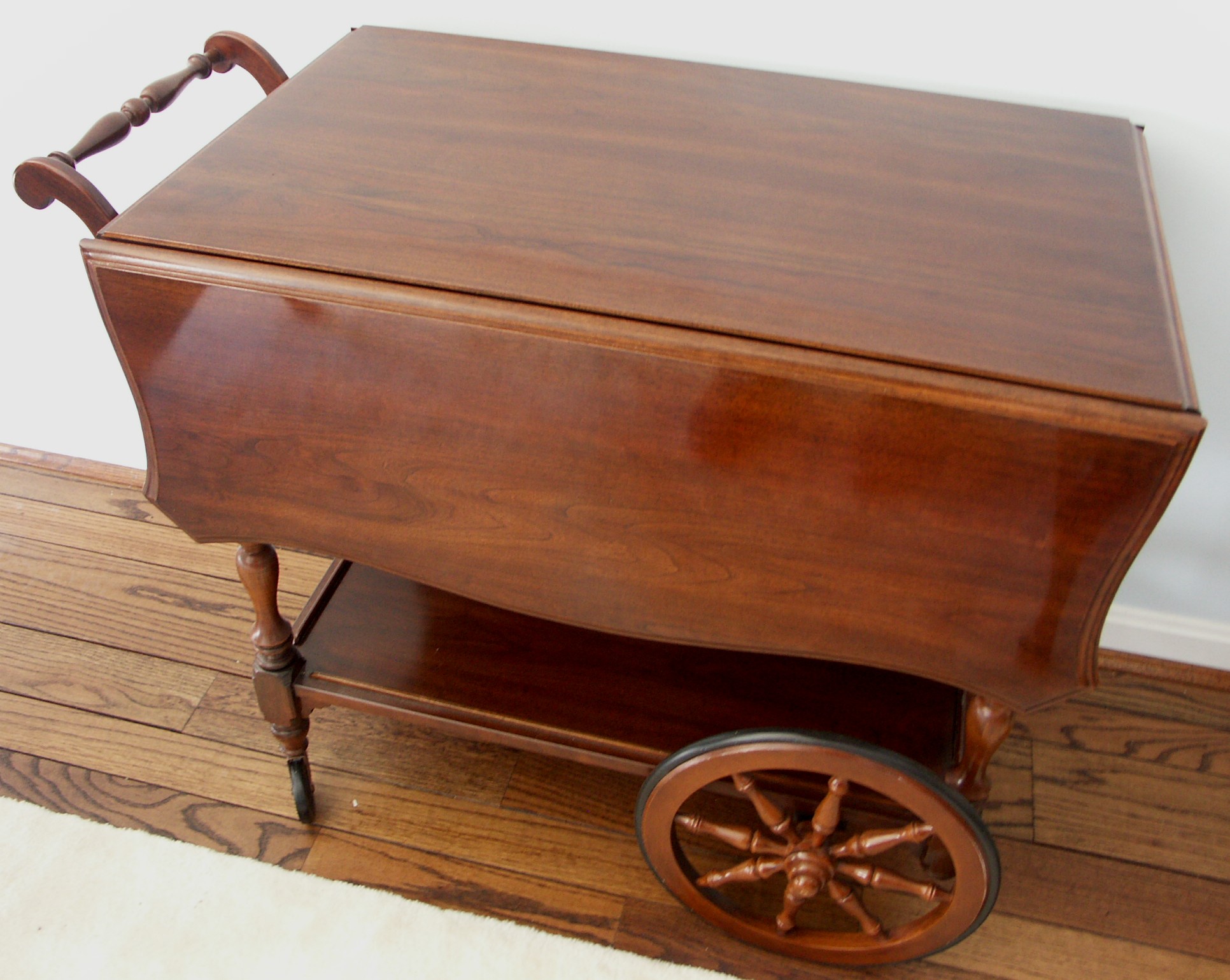 Kling Furniture Cherry Tea Cart EBTH