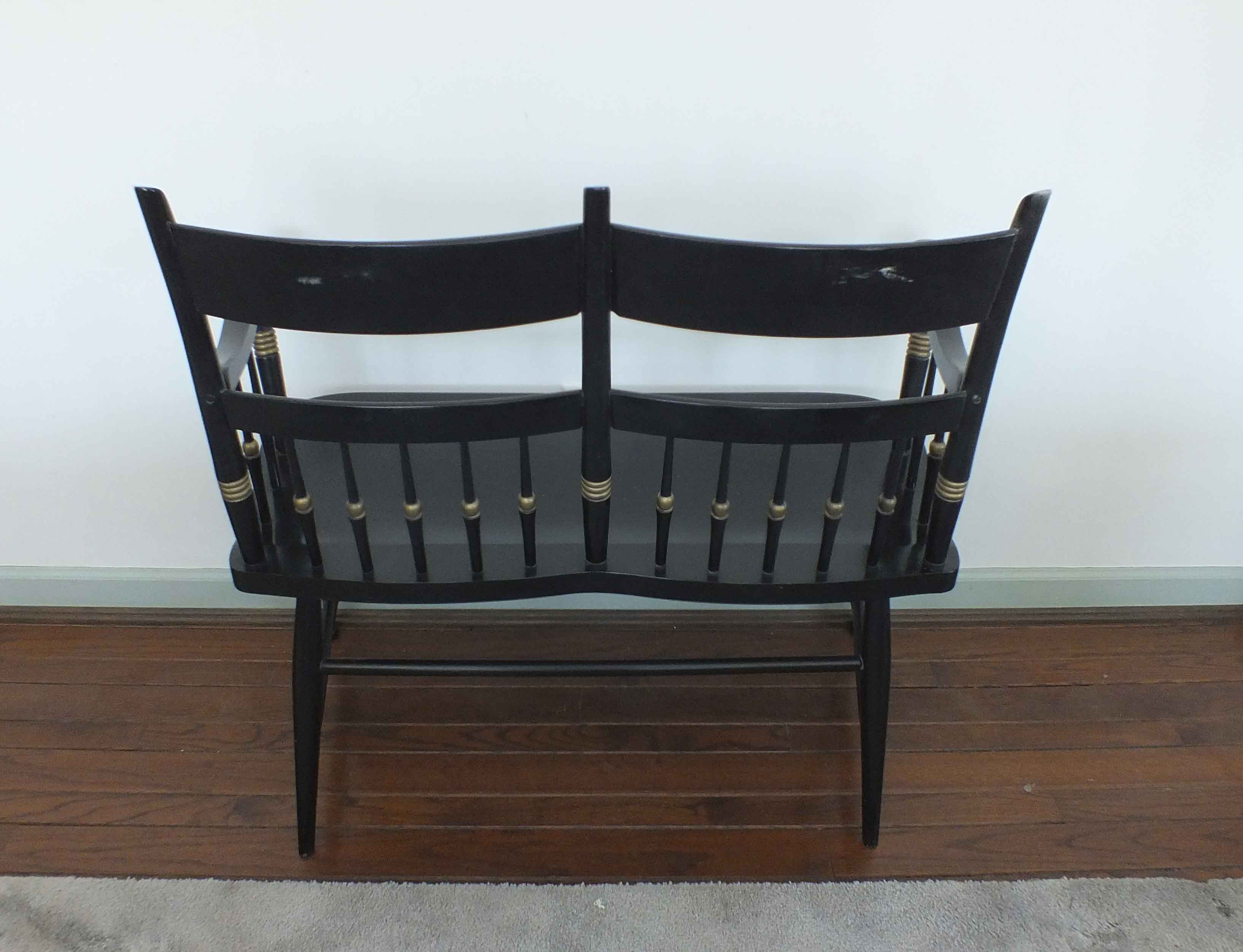 Tell City Chair Two Seater Hitchcock Style Bench EBTH