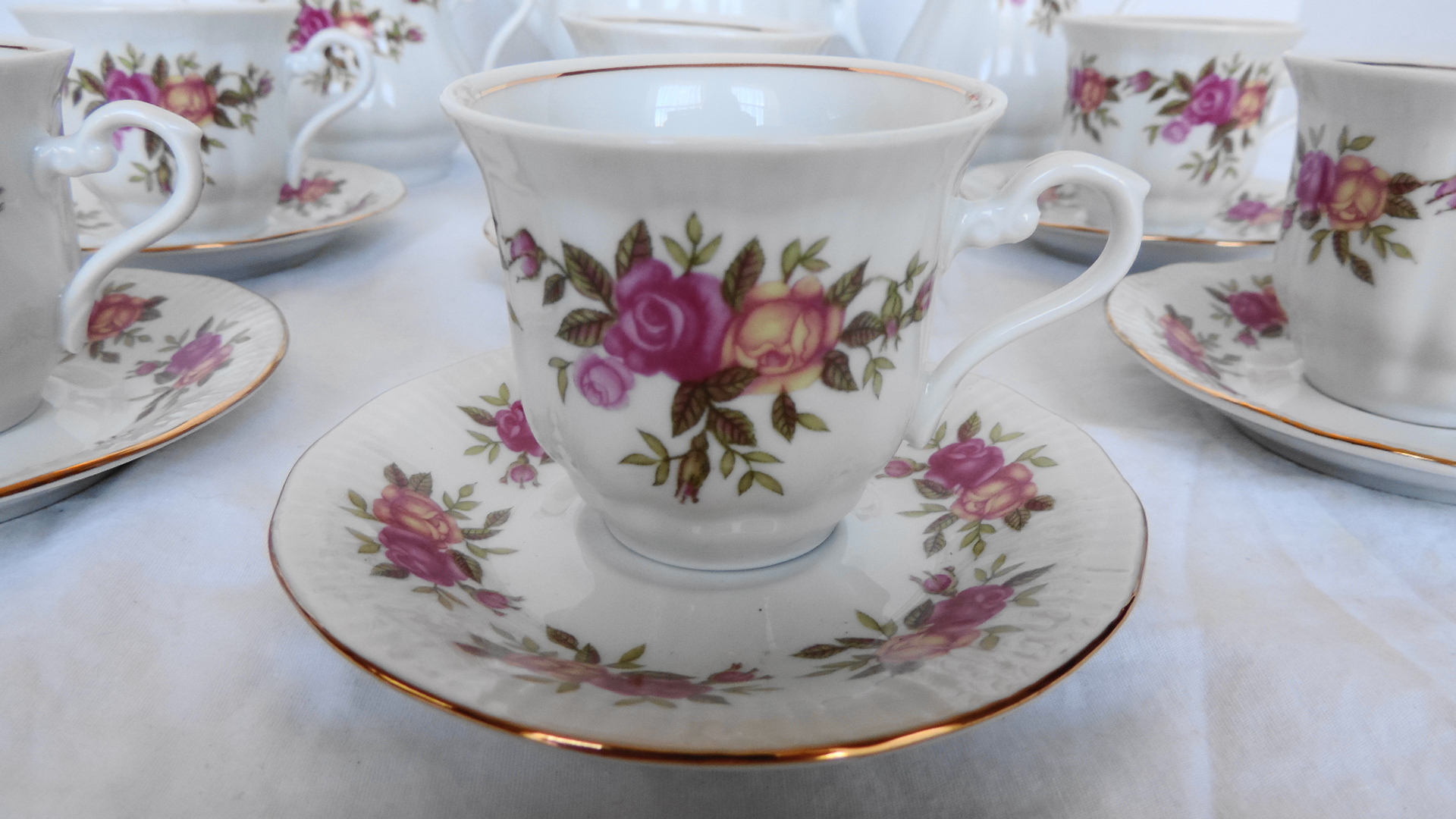 Walbrzych Poland 17Piece Tea Set EBTH