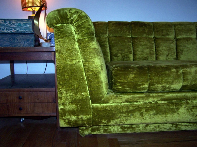 International Furniture Plush Vintage Sectional Sofa | EBTH