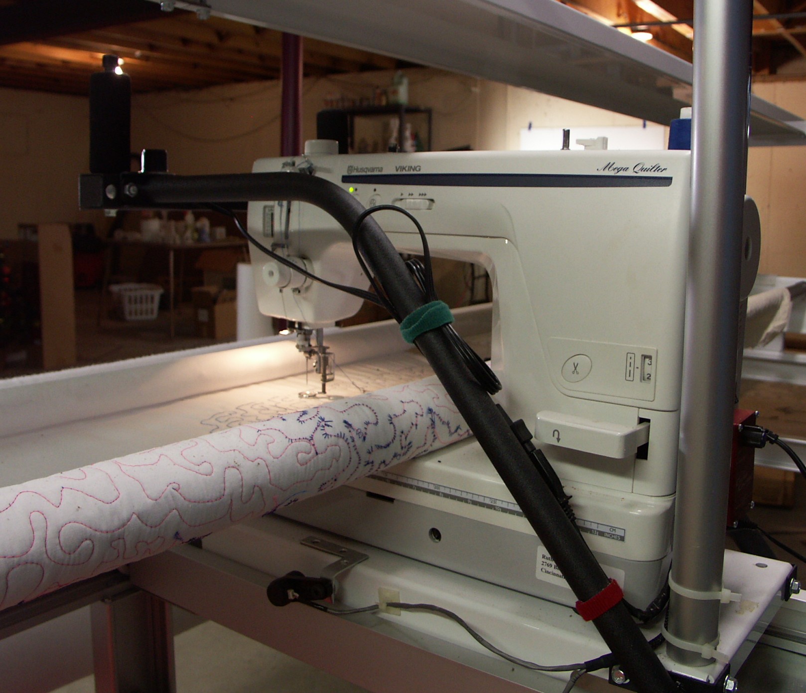 Husqvarna Viking Mega Quilter Machine and Inspira Quilting Frame EBTH