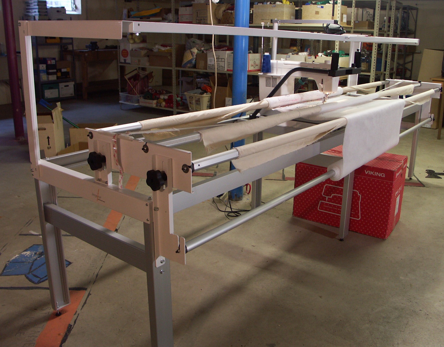 Husqvarna Viking Mega Quilter Machine and Inspira Quilting Frame EBTH