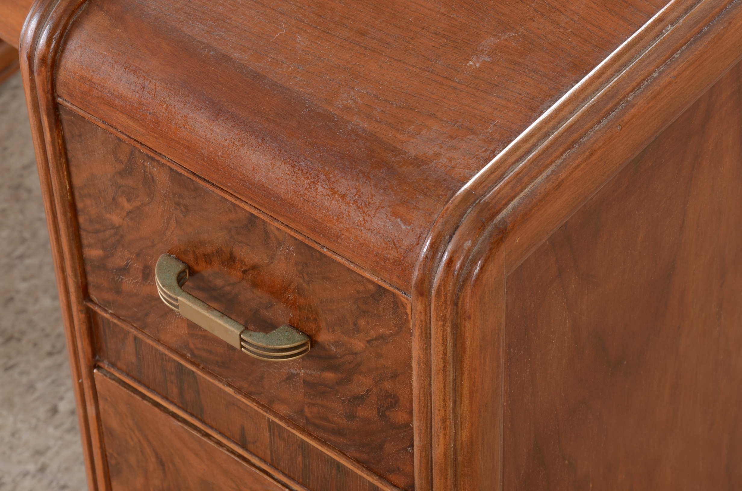 Fabulous Art Deco Waterfall Front Dressing Table EBTH