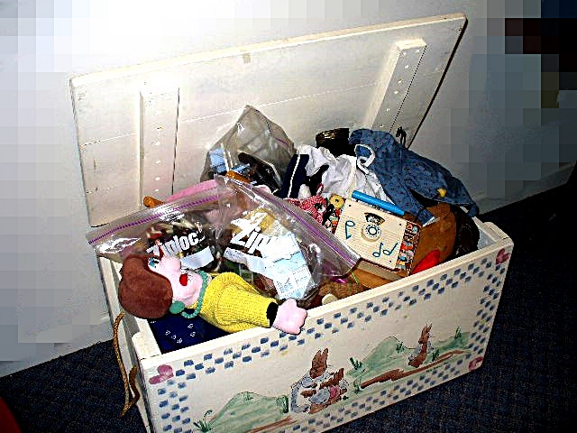 peter rabbit wooden toy box