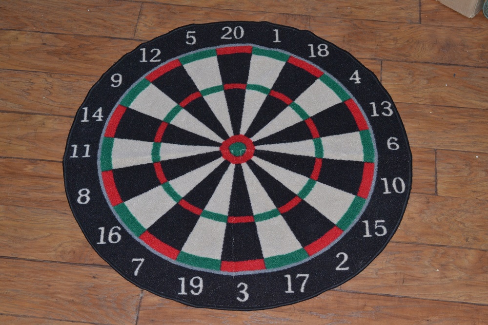 Dart Board Area Rug EBTH