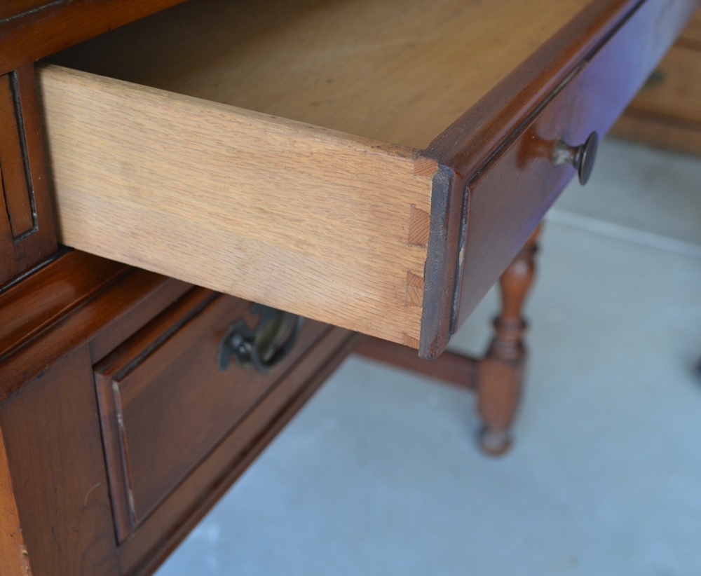 Vintage Davis Company Knotty Pine Drop Down Desk EBTH