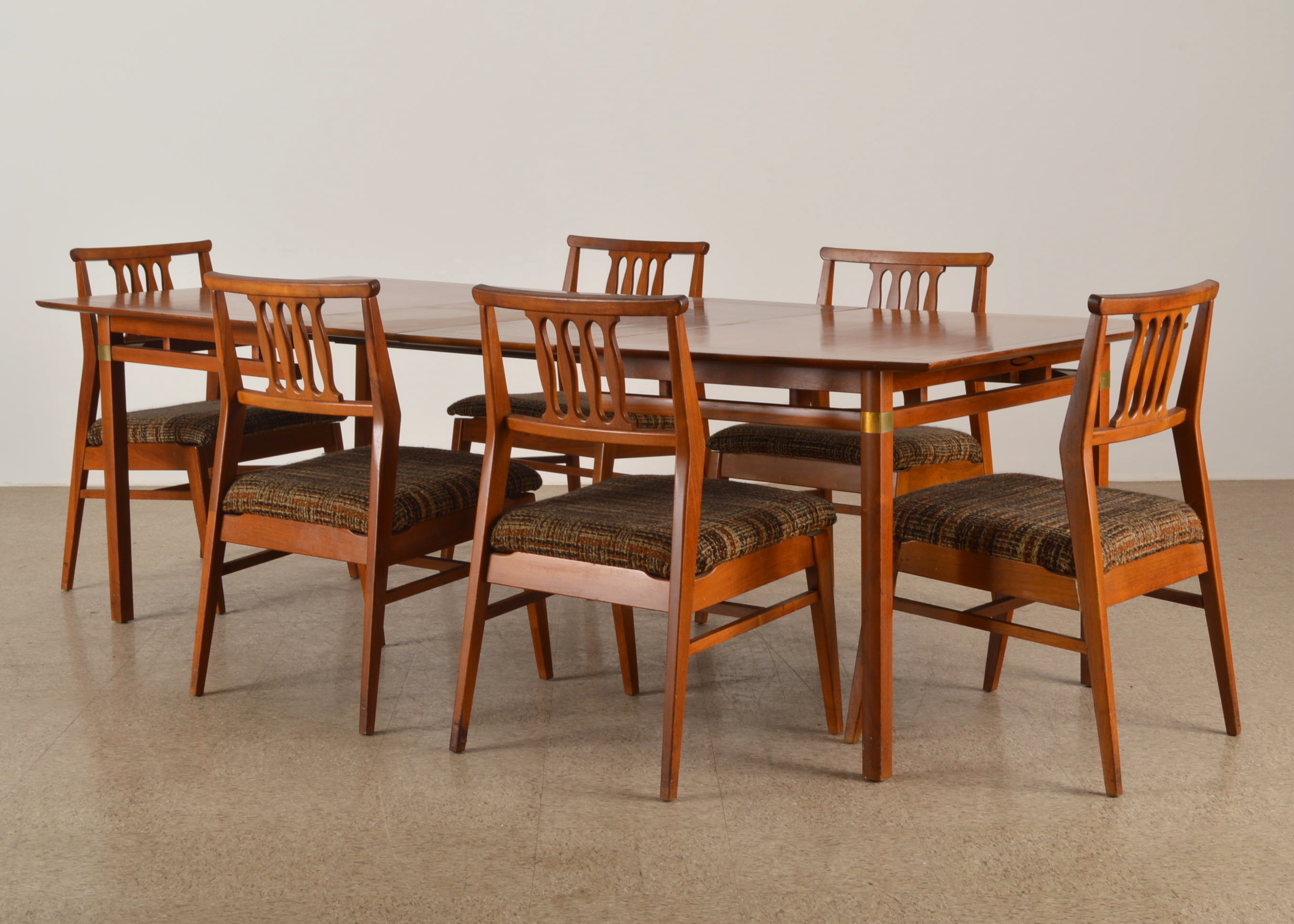 Danish Modern Teak Dining Table and Chair Set EBTH