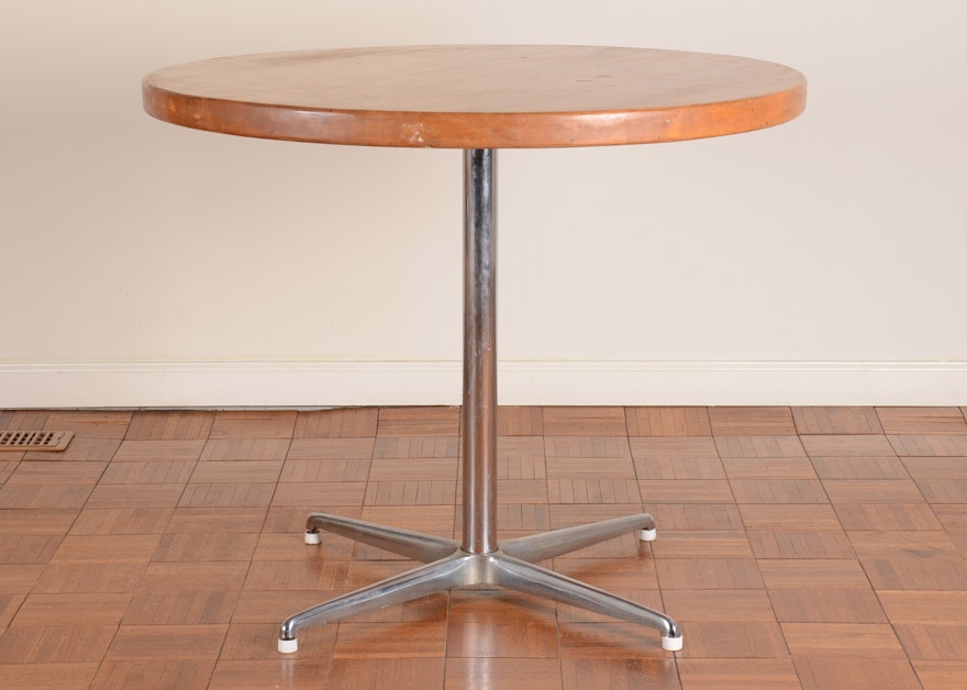 Vintage Mid Century Modern Pedestal Dining Table : EBTH