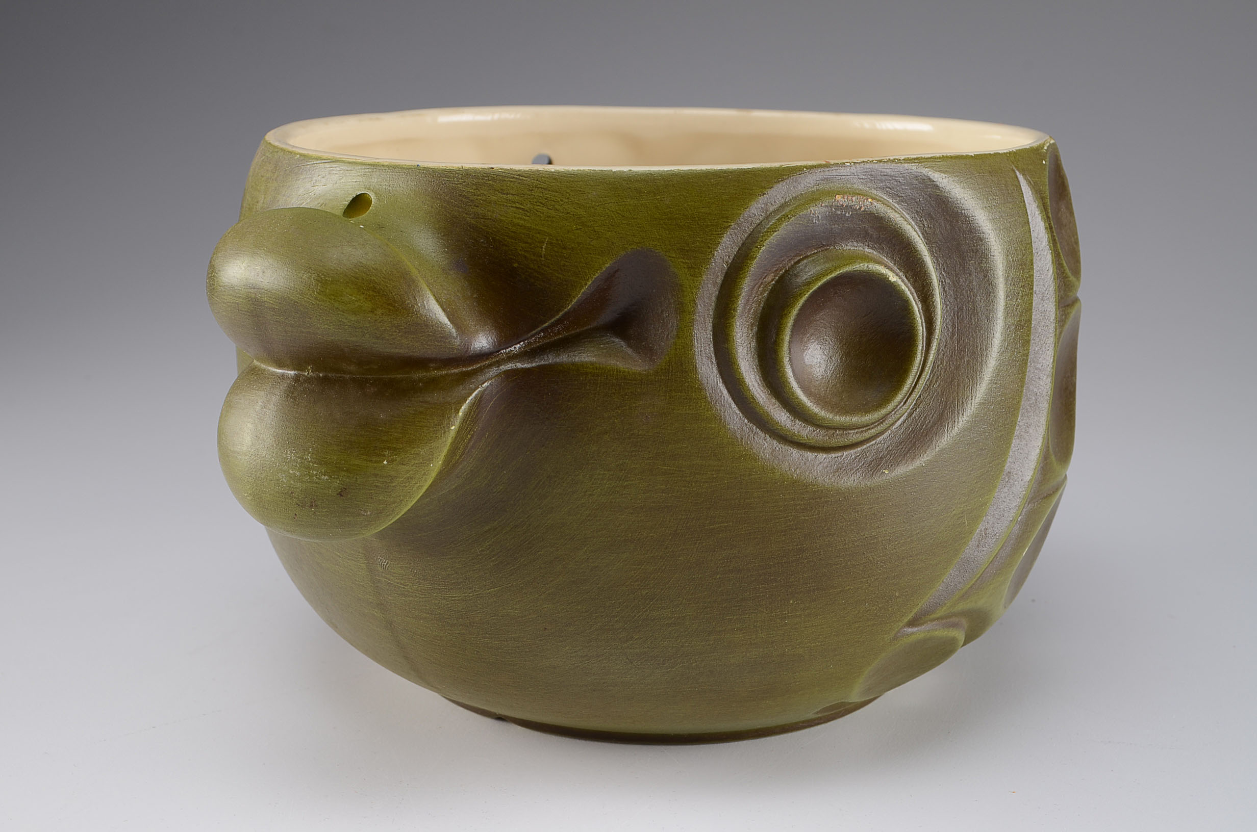 Retro McCoy Hanging Pottery Fish Planter EBTH