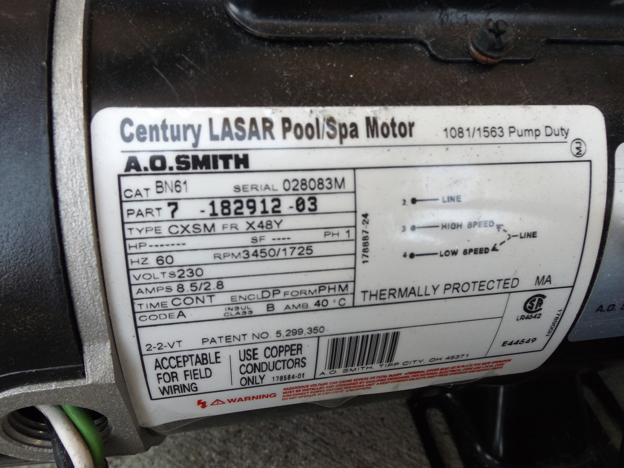 A Century Lasar Pool Spa Motor and Leisure Bay Spa Blower | EBTH