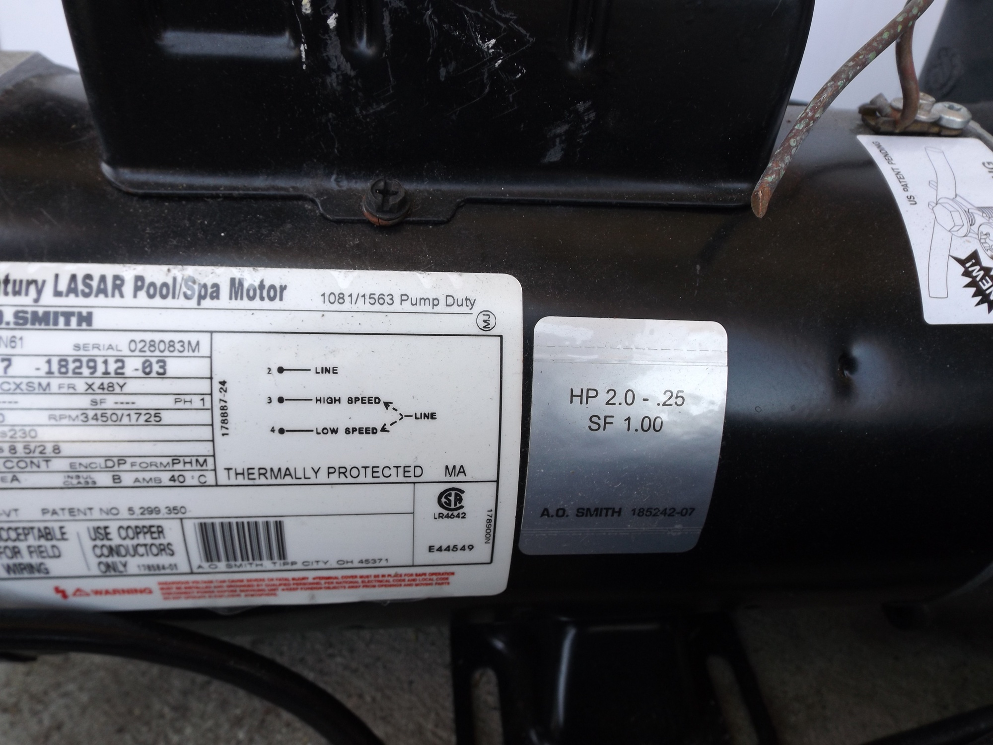 A Century Lasar Pool Spa Motor and Leisure Bay Spa Blower | EBTH