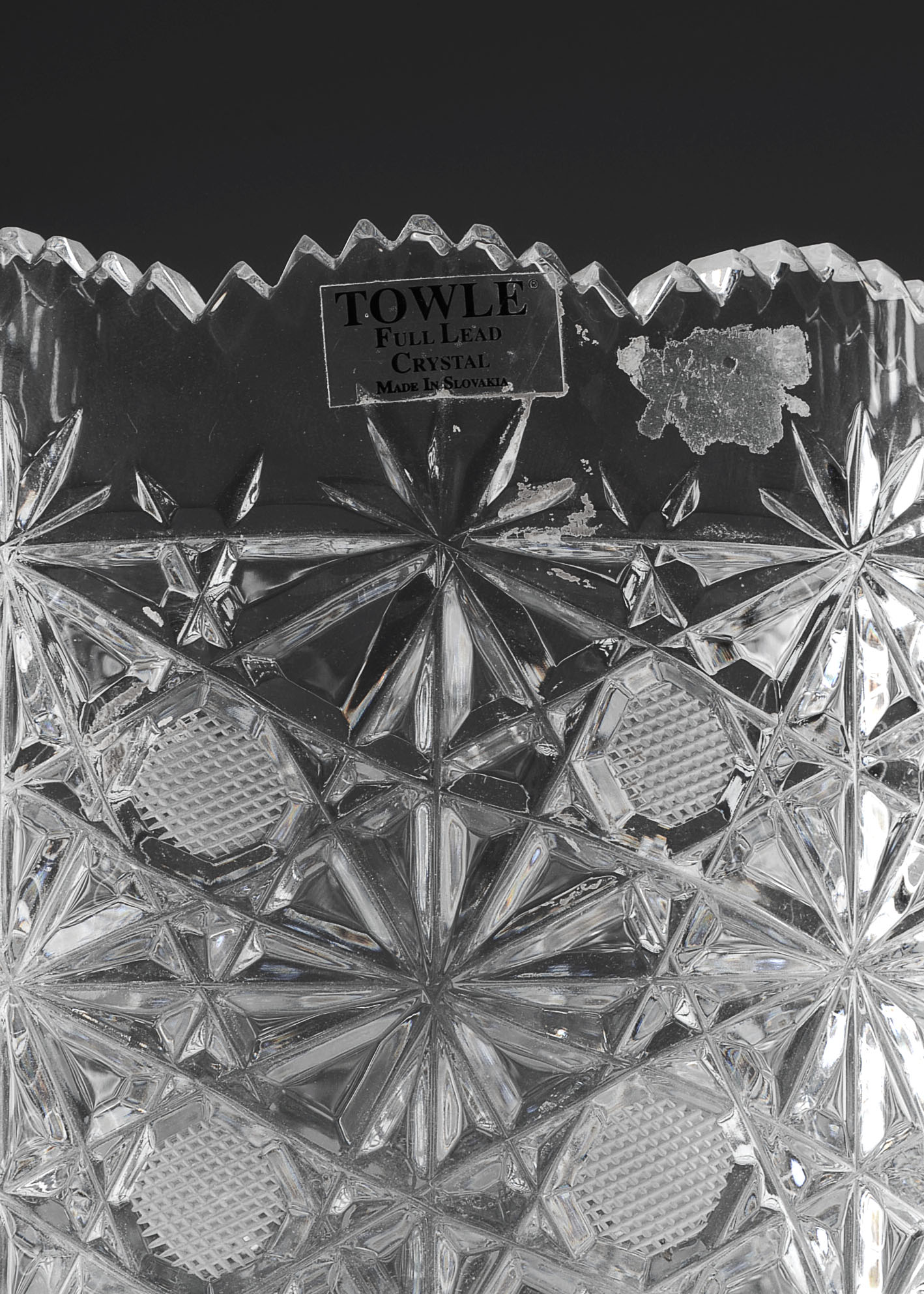 Towle Full Lead Crystal Hurricane Shade EBTH