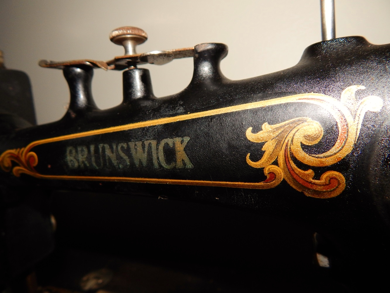 Brunswick Treadle Sewing Machine EBTH
