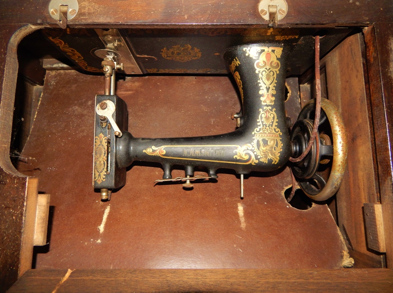 Brunswick Treadle Sewing Machine EBTH