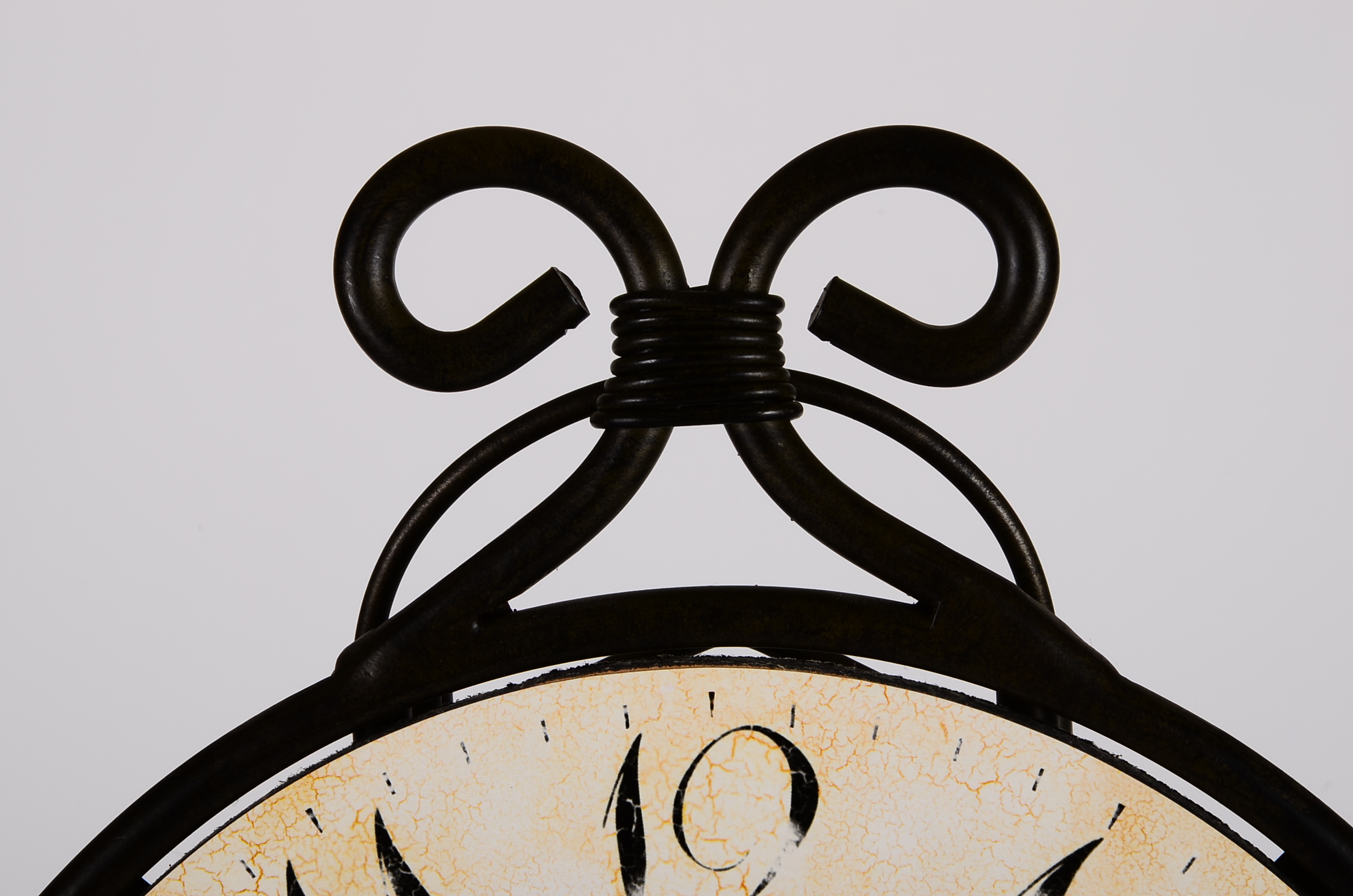 Elegant Howard Miller Wrought Iron Wall Clock EBTH