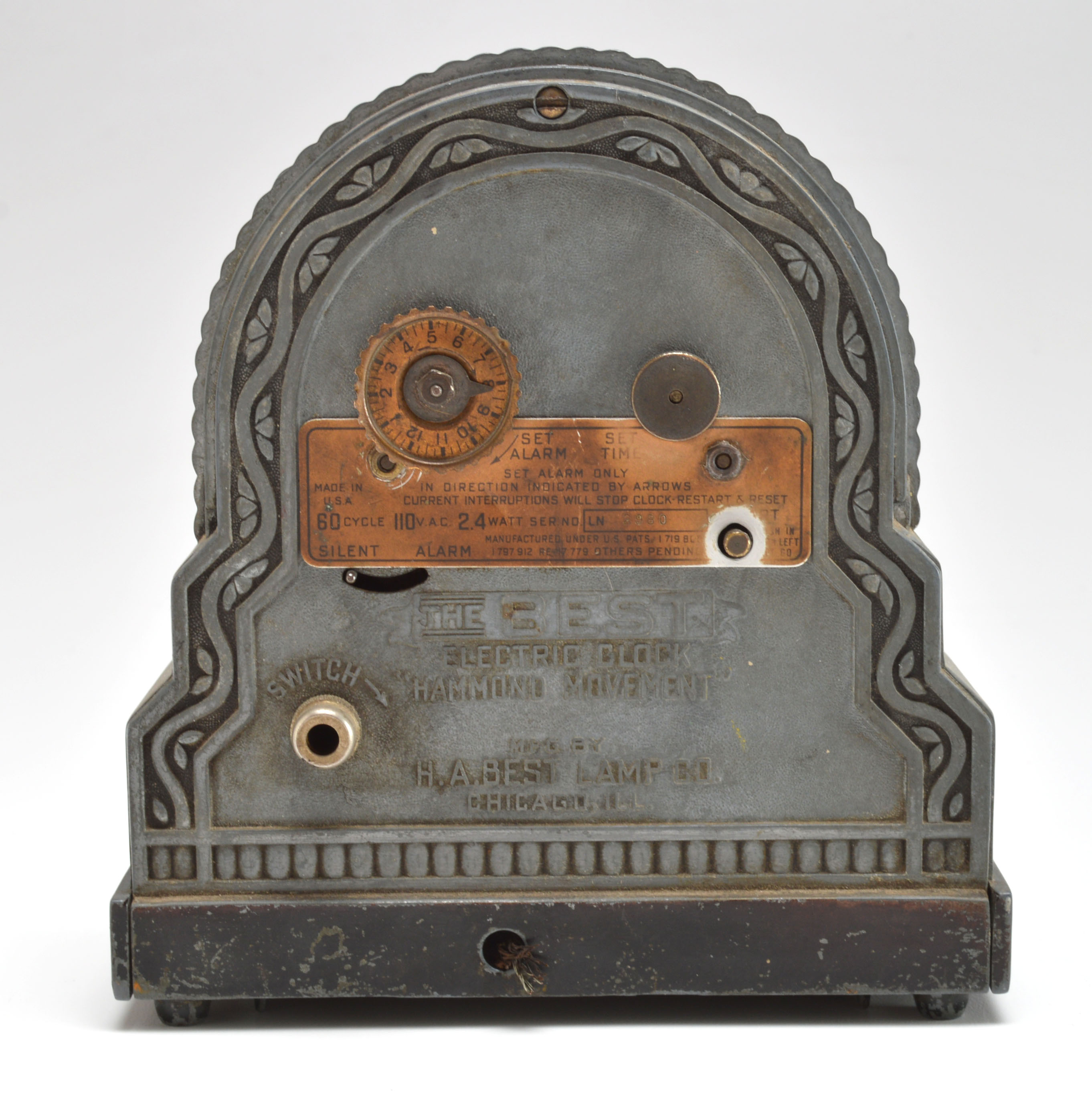 "The Best" Electric Clock with Hammond Movement EBTH