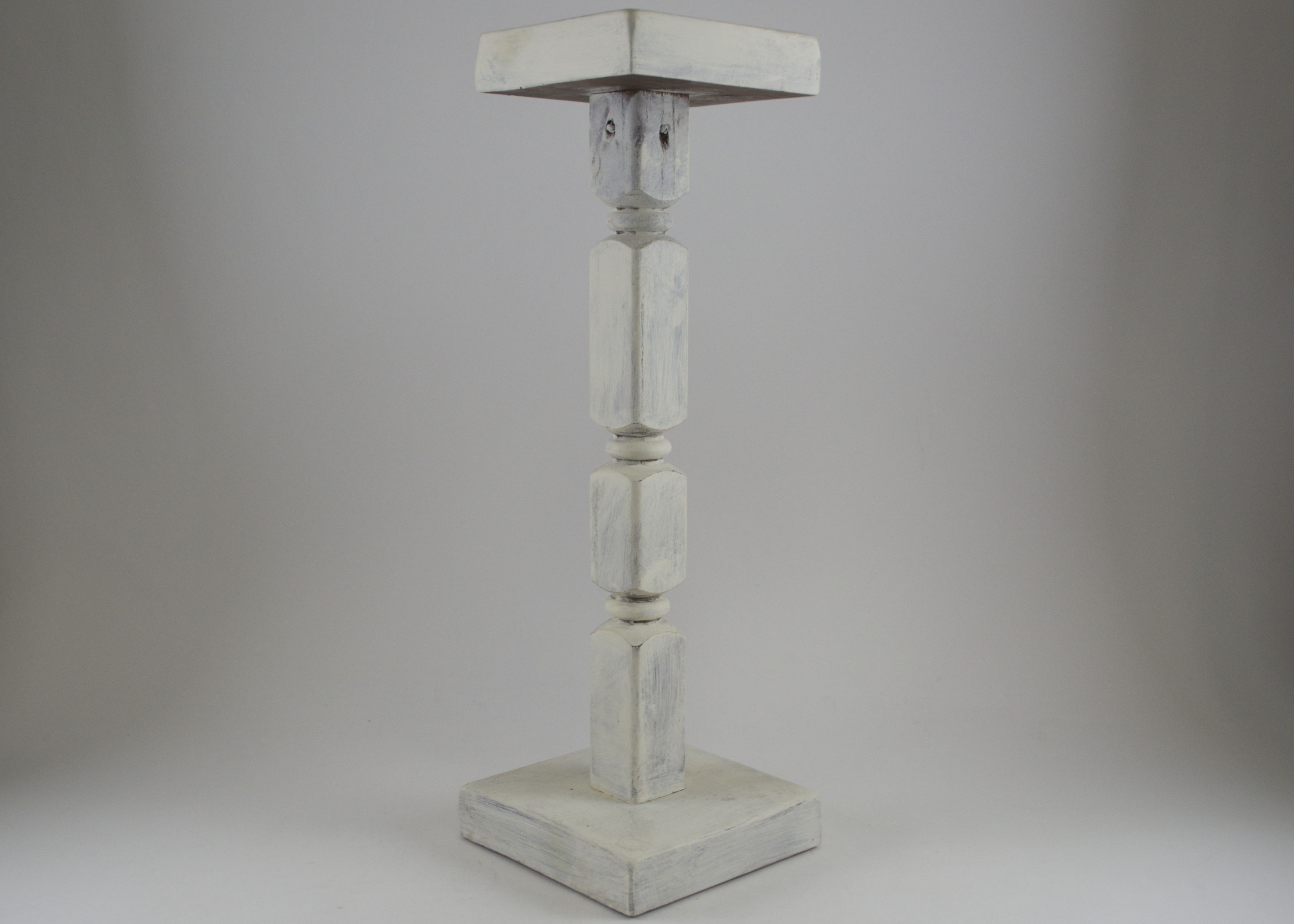 Small Wooden Pedestal EBTH
