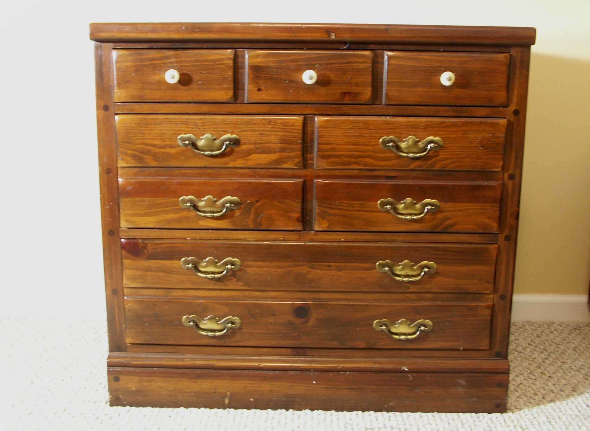 Vintage Ethan Allen Chest Of Drawers Ebth
